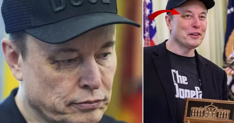 Elon Musk ın gözündeki morlukla ilgili bomba iddia