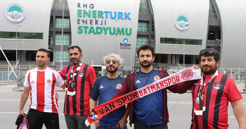 Kayseri’de TFF 2’nci Lig play off coşkusu
