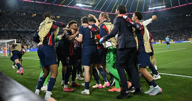 PSG den Devler Ligi tarihine geçen şampiyonluk