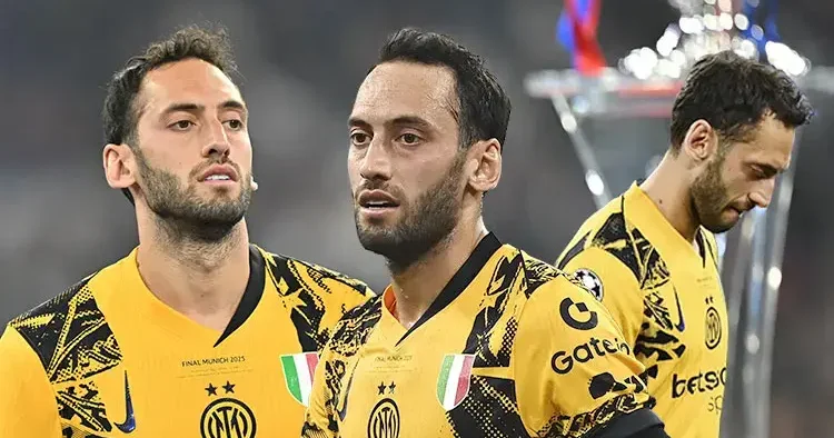 Şampiyonlar Ligi finali PSG Inter maçı sonrası Hakan Çalhanoğlu detayı! Tarihe geçti