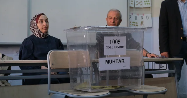Çankırı da seçmenler muhtarlık seçimi için sandığa gitti Çankırı Haberleri