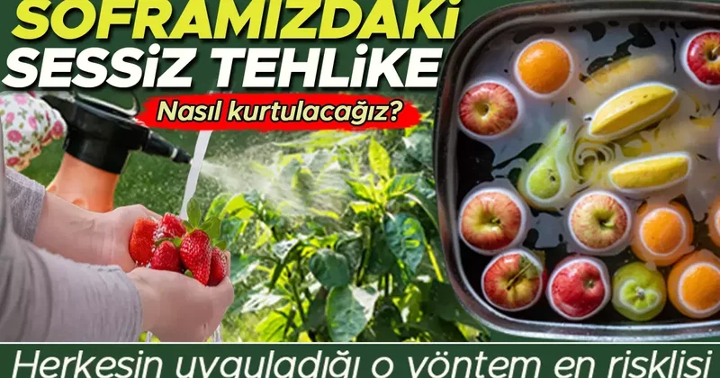 Soframızdaki sessiz tehlike Meyve ve sebzelerdeki pestisit kalıntılarından nasıl kurtulacağız? İşte 12 soruda pestisit dosyası