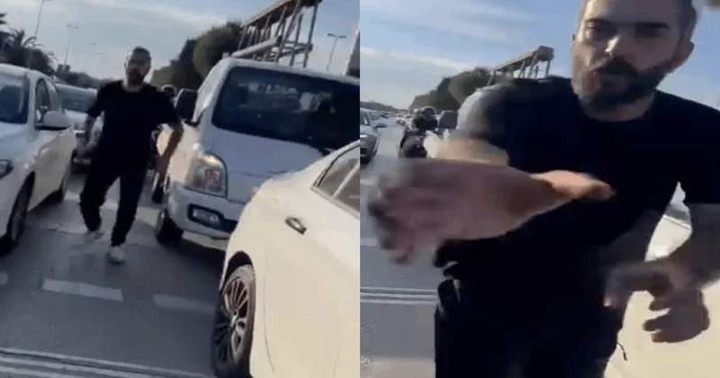 Trafik magandası kadın sürücüye böyle saldırdı... Sözcü Gazetesi