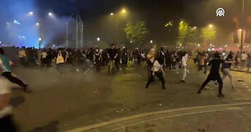 PSG şampiyon oldu, Paris sokakları karıştı