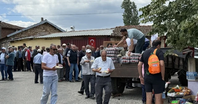 Çan da geleneksel köy hayrına 3 bin kişi katıldı Çanakkale Haberleri