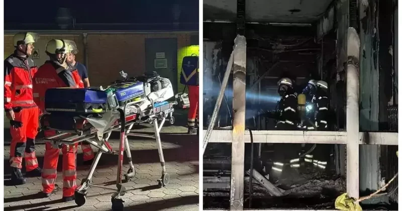 Hamburg daki Hastanede Yangın: 3 Ölü, 54 Yaralı