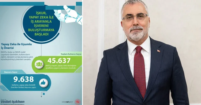 Bakan Işıkhan: İŞKUR un yapay zeka destekli sistemiyle 9 bin 638 kişi iş başvurusu yaptı Türkiye Ekonomisi Haberleri