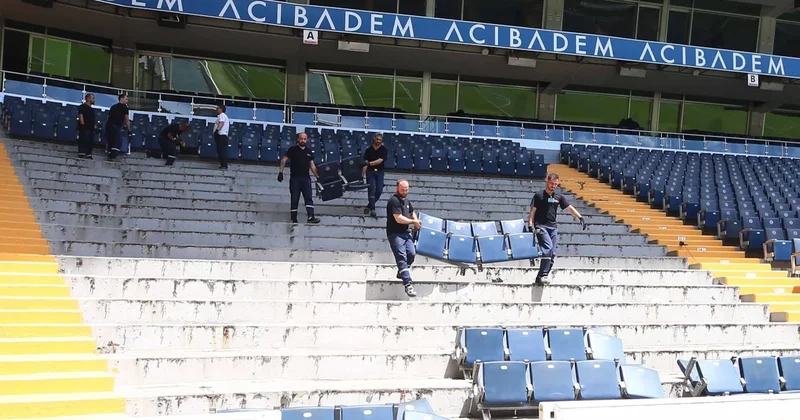 Fenerbahçe Stadı nda yenileme operasyonu başladı! Sözcü Gazetesi