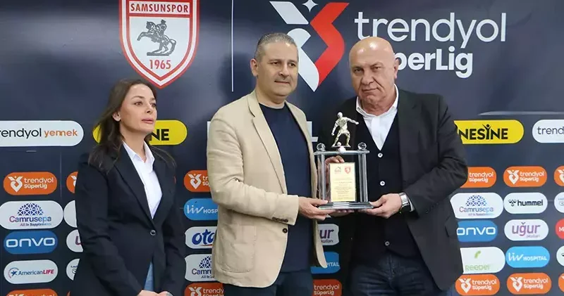Samsunspor’a bağımlılıkla mücadele ödülü