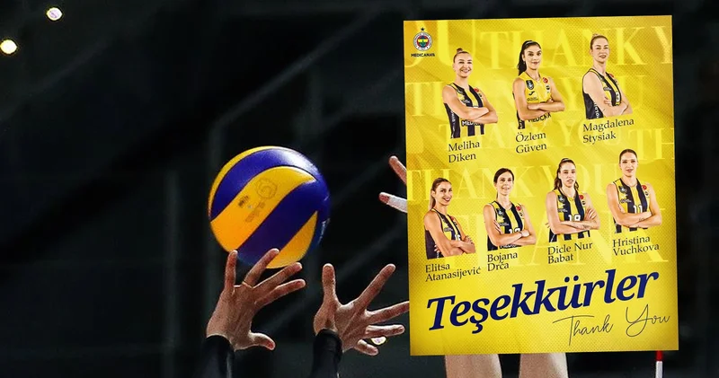 Fenerbahçe kadın voleybol takımında 7 ayrılık birden