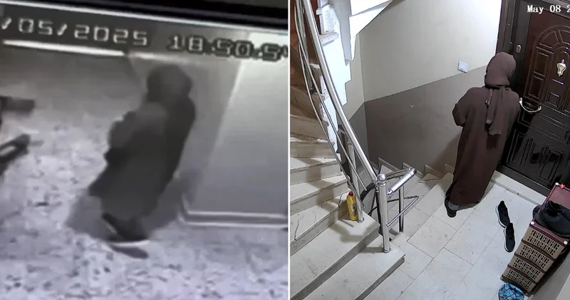 Hırsızlık için girdikleri evde çocuk sesiyle panikleyip kaçtılar
