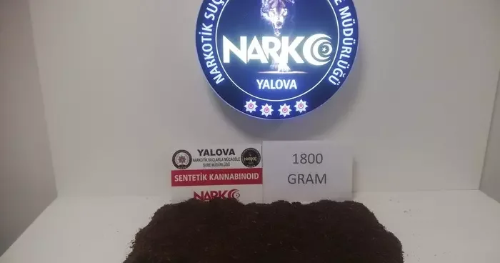 Yer: Yalova! Evinde uyuşturucu bulunan zanlı tutuklandı