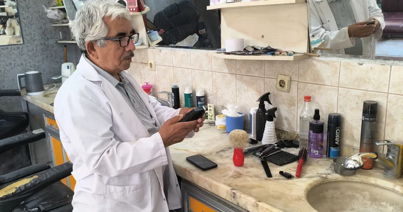 Emekli berber : Bayrama 6 gün var hala bekliyoruz müşteri gelecek diye Sözcü Gazetesi