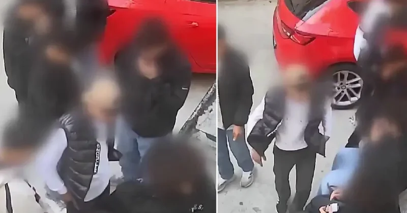 Çocuk yaştaki çete genç kızın kolyesini gasbetti
