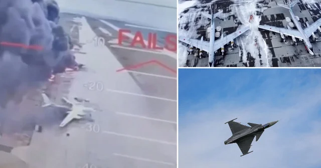 Ukrayna da Rus hava üslerine dronlu saldırı: 40 tan fazla Rus savaş uçağının hedef alındığı saldırının detayları ortaya çıktı Dünya Haberleri