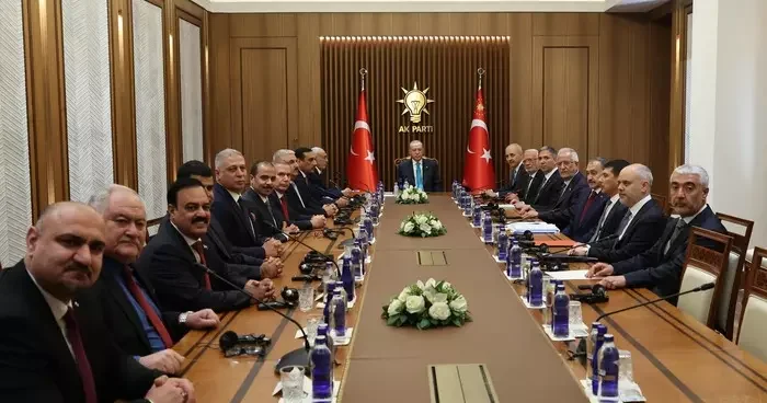 Cumhurbaşkanı Erdoğan, Irak Temsilciler Meclisi Başkanı Meşhedani yi kabul etti