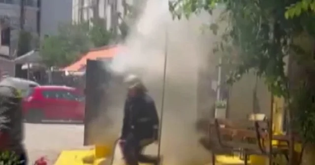 Antalya da havalar ısınınca trafo ve elektrik direk yangınları başladı VİDEO İZLE