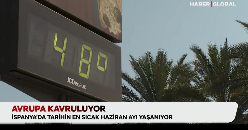 İspanya’da sıcaklık 48 derece