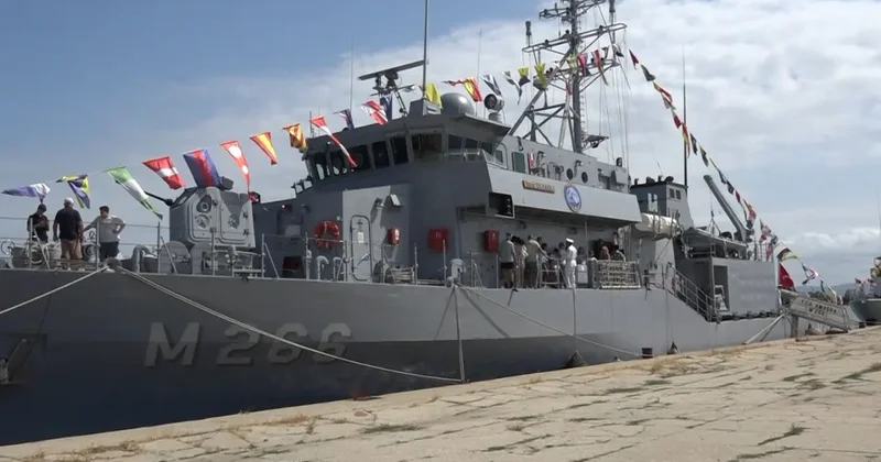 TCG Amasra gemisi vatandaşların ziyaretine açıldı