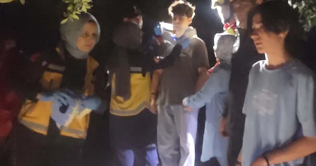 Dağda mahsur kalan 2 kardeş, 4 saat sonra kurtarıldı Konya Haberleri
