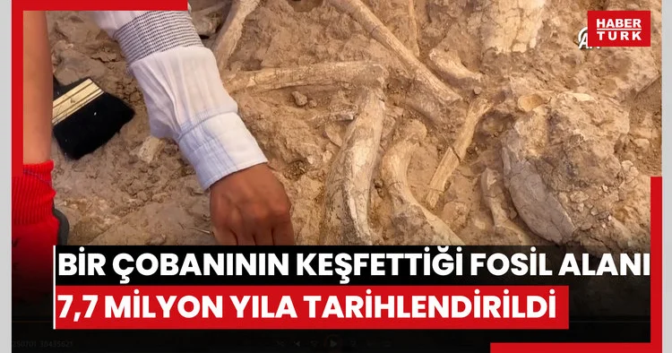 Keçi çobanının keşfettiği fosil alanı 7,7 milyon yıla tarihlendirildi