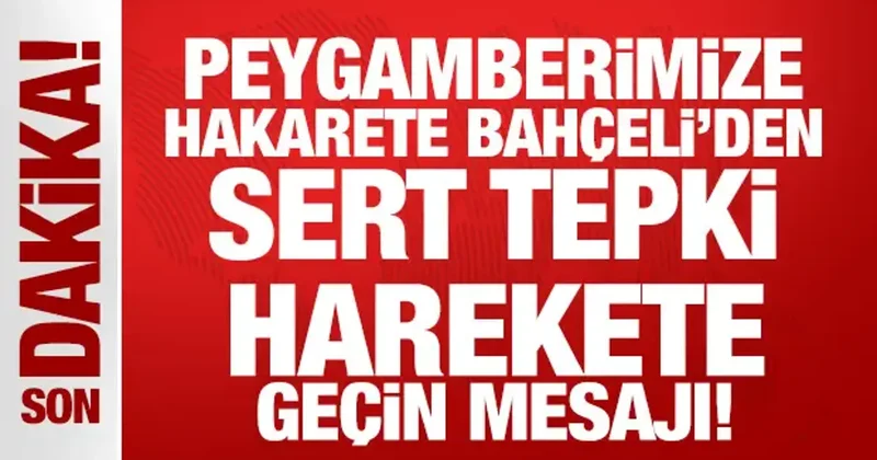 Son Dakika: Bahçeli den önemli mesajlar: Geri dönüş yok! Skandal karikatüre de tepki
