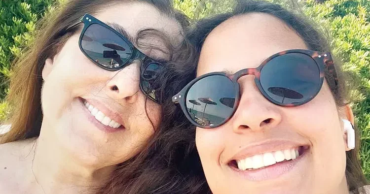 Anne kızın tatil keyfi