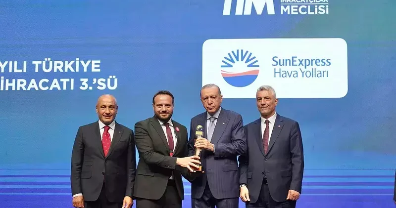 SunExpress hizmet ihracatında Türkiye’nin ilk üç şirketinden biri oldu
