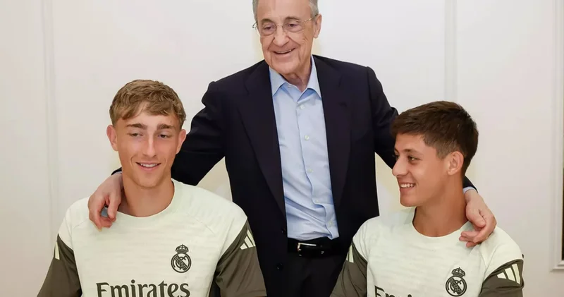 Real Madrid Başkanı Florentino Perez den dev maç öncesi motivasyon ziyareti