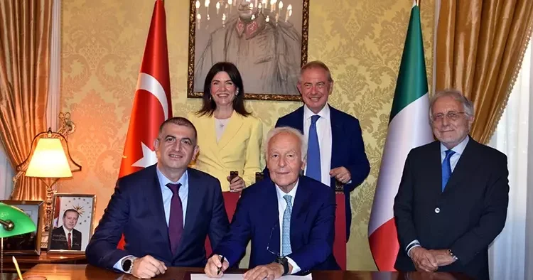Baykar dan Piaggio Aerospace in devralınması onuruna resepsiyon