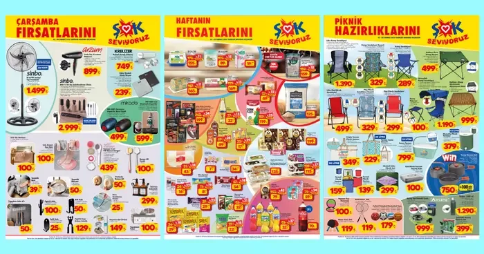 ŞOK a Sinbo vantilatör geliyor! 2 Temmuz 2025 ŞOK Aktüel Ürünler Kataloğu