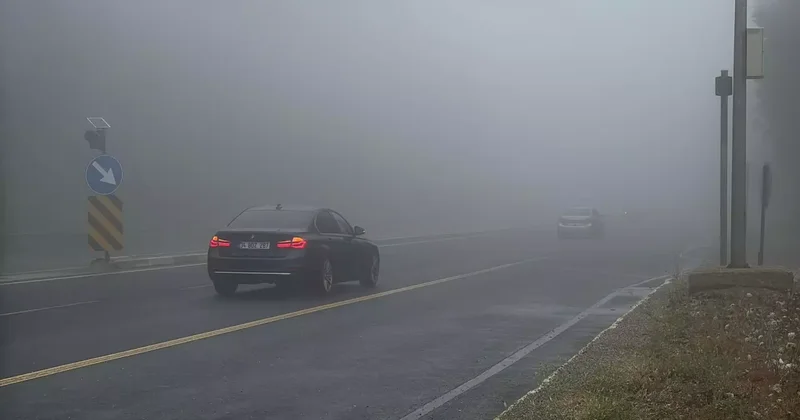 Bolu Dağı nda göz gözü görmüyor: Görüş mesafesi 25 metre