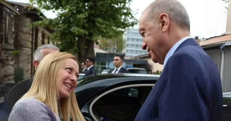 İtalya Başbakanı ile Dolmahçe de görüştü, kapıya kadar uğurladı Sözcü Gazetesi