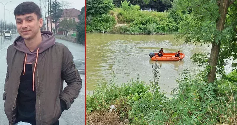 Sakarya Nehri’ne girip kayboldu