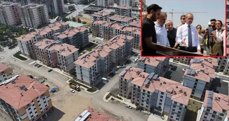 Malatya da rezerv alan konutlarının anahtar teslimlerine başlandı