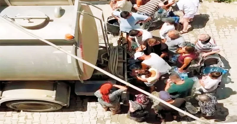 CHP li belediyenin su kesintileri bezdirdi: Tankerle su taşıma dönemi!