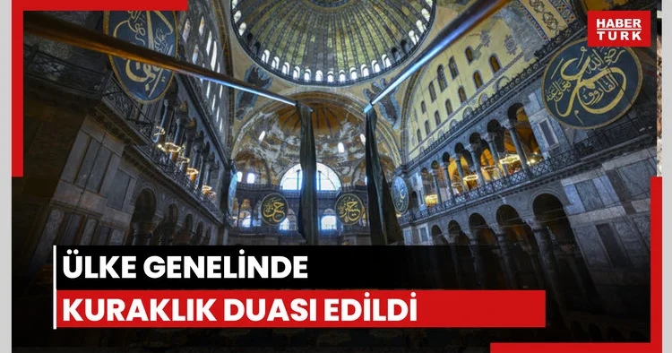 Ülke genelinde kuraklık duası