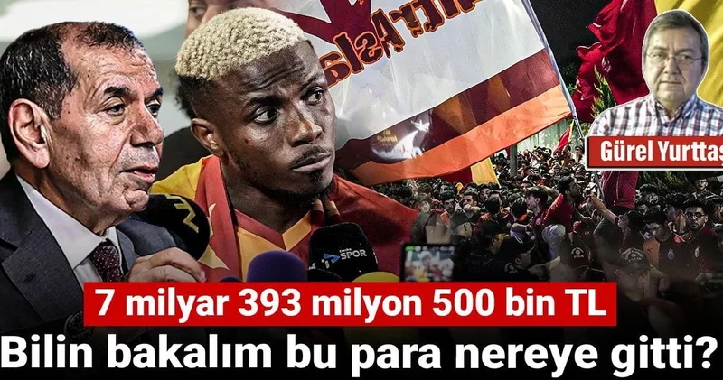7 milyar 393 milyon 500 bin TL: Bilin bakalım bu para nereye gitti?