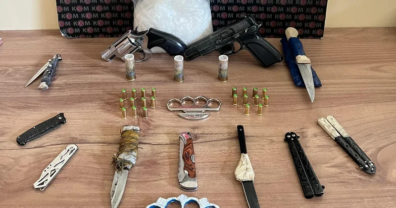 Silah kaçakçılarına eş zamanlı operasyon: 7 gözaltı