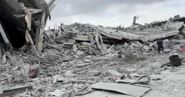 İşgalin enkaza çevirdiği şehir: Gazze VİDEO İZLE