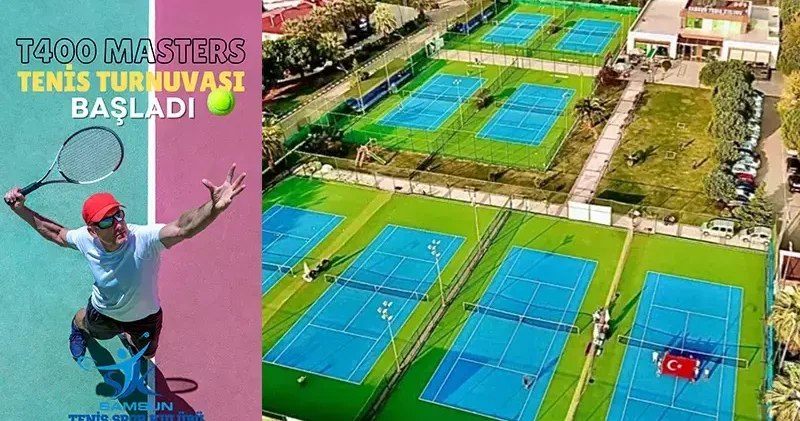Samsun Tenis Spor Kulübü, T400 Masters Tenis Turnuvası’na ev sahipliği yapıyor