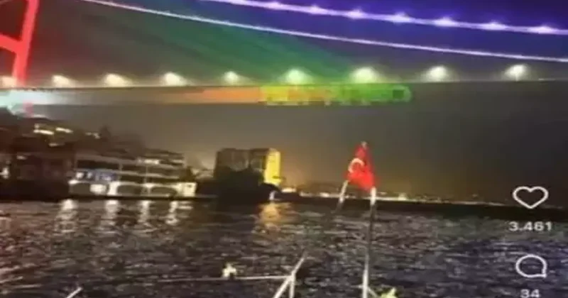 Köprülere lazer tutan tekneler mercek altında! Suç örgütlerinin propagandasının yapılmasına ilişkin denetim yapıldı