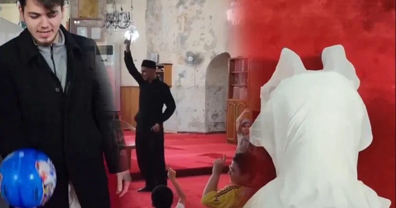 İçerik üretmek için camide şaklabanlık yaptılar! Sefo nun viral şarkısına klip çektiler Sözcü Gazetesi