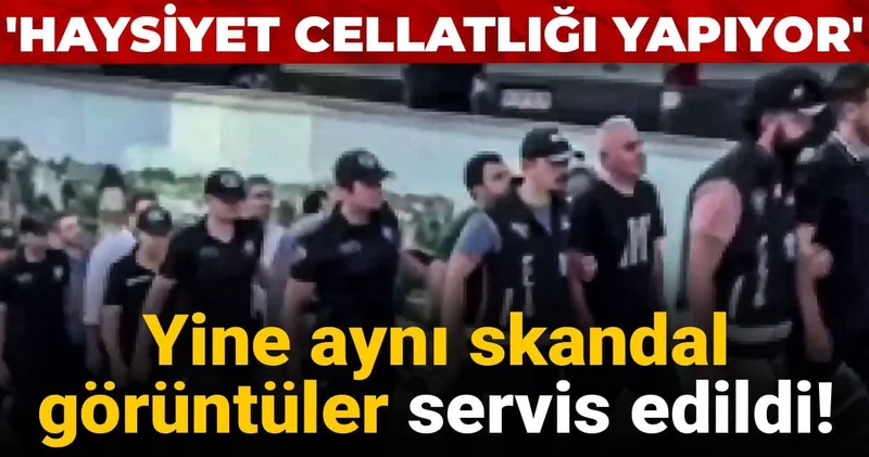 İBB soruşturmasında yine aynı skandal görüntüler servis edildi! Haysiyet cellatlığı yapıyor