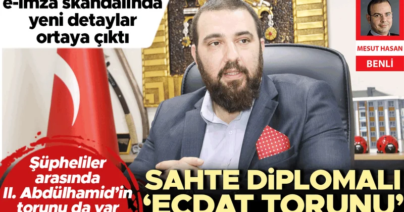 Sahte diplomalı ecdat torunu