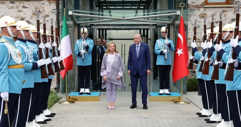 Cumhurbaşkanı Erdoğan Meloni zirvesi sonrası açıklama geldi! Dikkat çeken Gazze mesajı