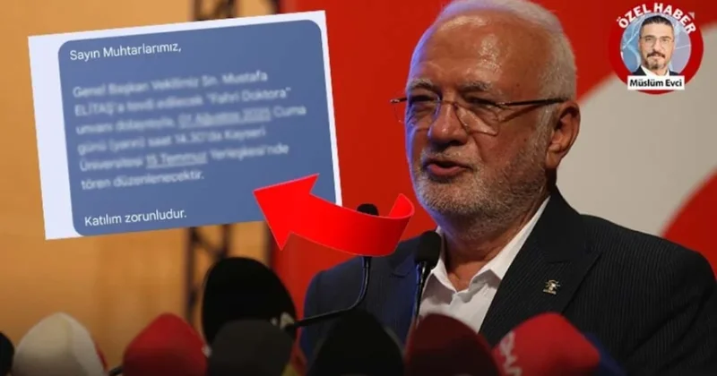 AKP den muhtarları isyan ettiren mesaj Sözcü Gazetesi
