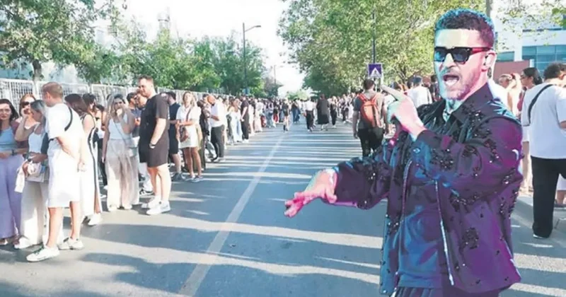 30 bin kişi Justin’e koştu