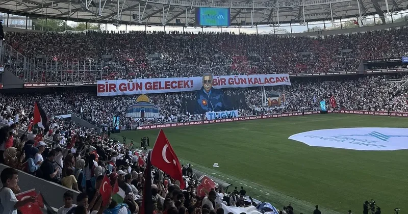 TÜGVA Programı na damga vuran Mescid i Aksa koreografisi Bir gün gelecek bir gün kalacak