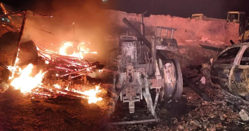 Amasya’da yangın paniği! Garajda çıkan alevler kısa sürede yayıldı